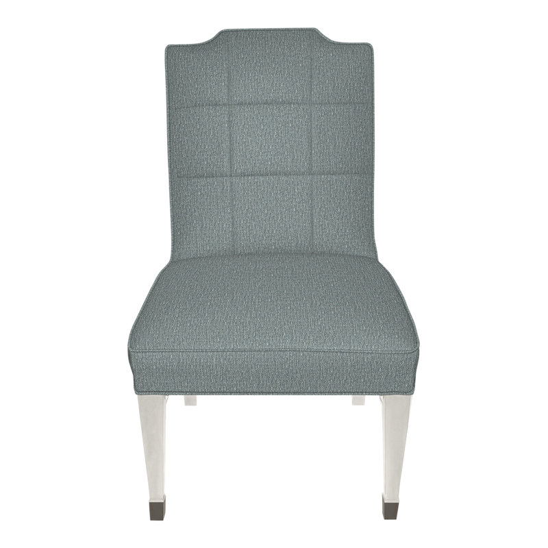 Travis By Michael Weiss Upholstered Dining Chair, Casa Blanca, Nadia Steam, No