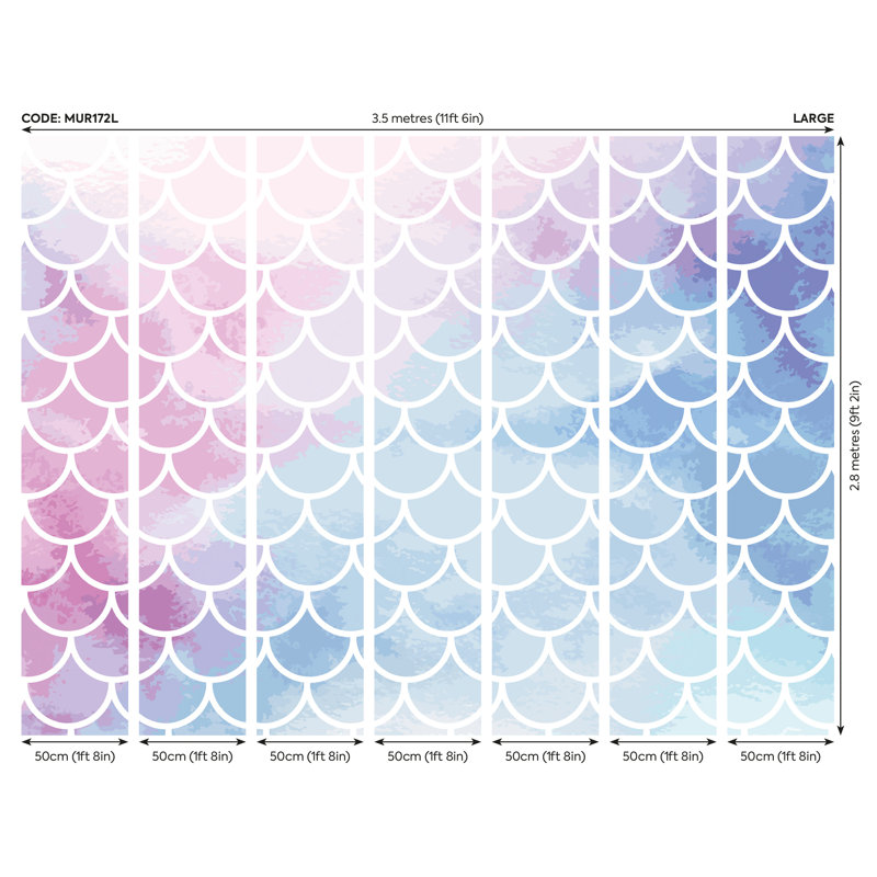 Aakruti Matte Wall Mural, 280cm L x 350cm W