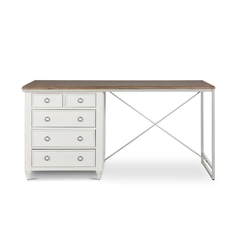 Studio Partners Desk, Whitewash, Whitewash