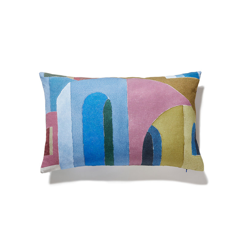 Sahara Lumbar Pillow Cover & Insert, Jewel