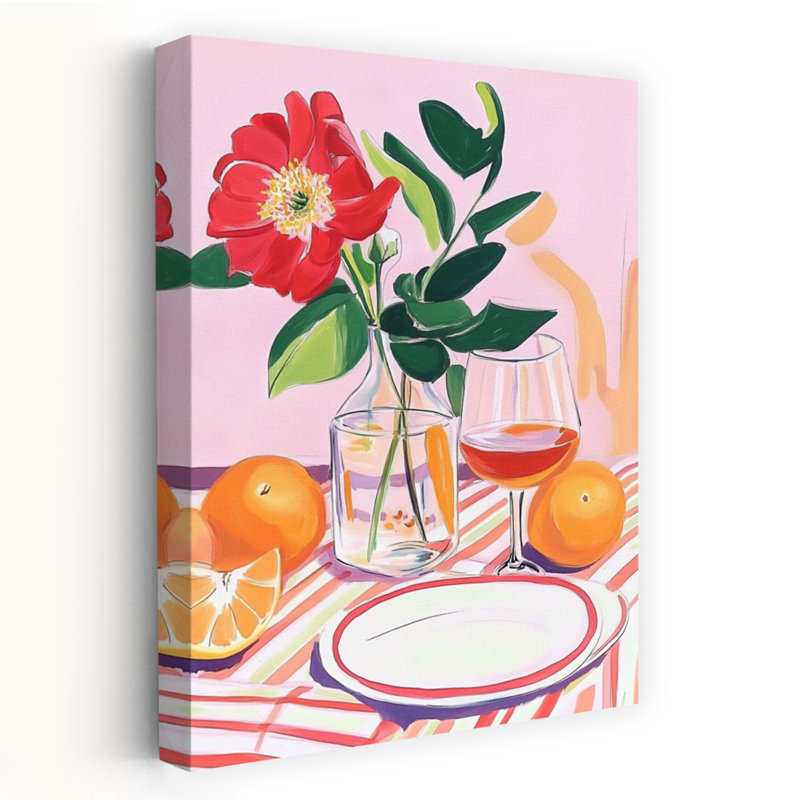 «Vibrant Still Life», impression d'art mural coloré et vibrant, 48" H x 32" W