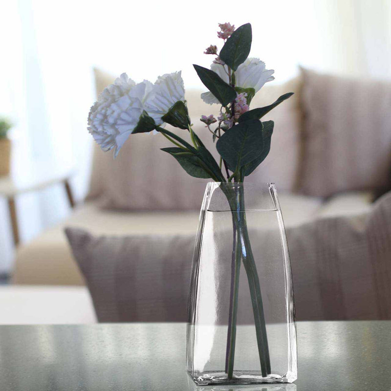 Vase en verre recyclé 16 po Harlem, capacité de 244 oz