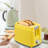 2 Slice Stainless Steel Toaster, LCD Display, Touch Button, 1.13" Wide Slot-106586435