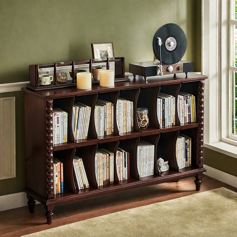Retro Minimalist Solid Walnut Sideboard