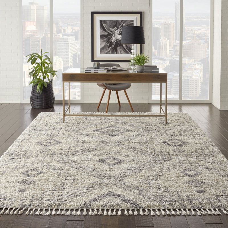 Tapis ivoire Drusilla, Rectangle 6 pi 7 po x 9 pi 6 po