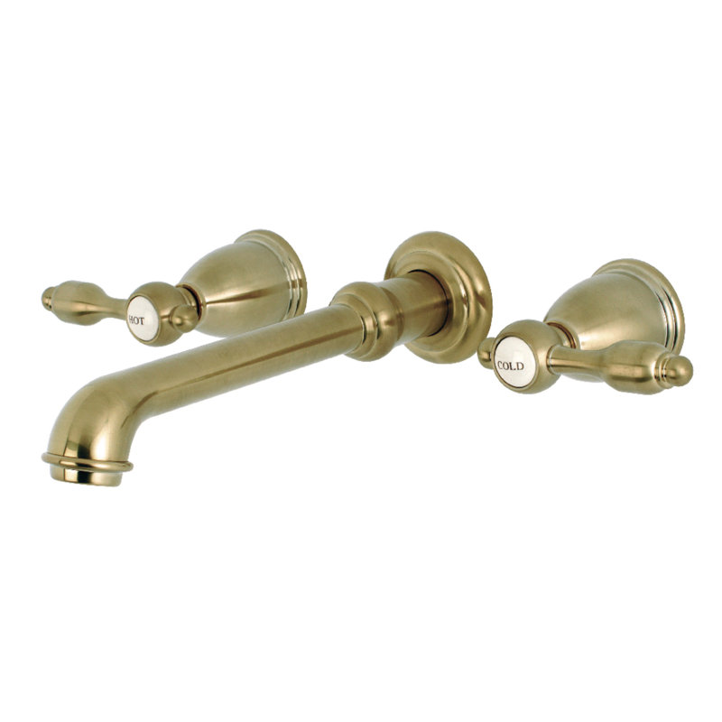 Robinet de baignoire romaine à 3 poignées et 3 poignées Tudor Kingston Brass