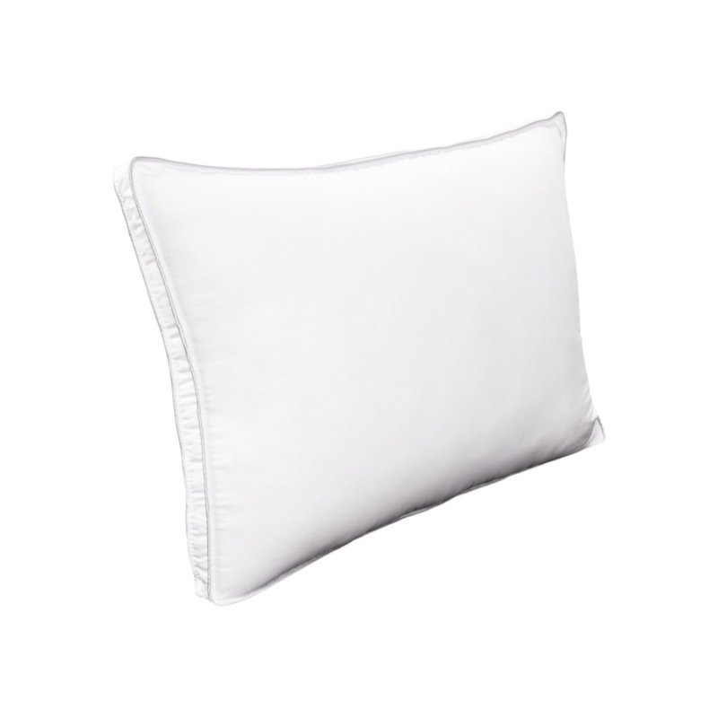 Ensemble de deux oreillers en microfibre hypoallergénique pour grand lit en duvet synthétique