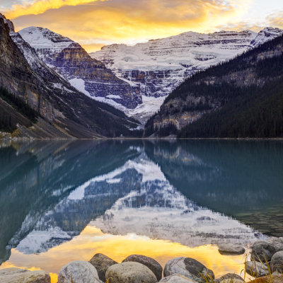 Lake Louise, Canada by Ranplett - Wrapped Canvas Print
