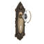 Victorian Plate with Decorative Keyhole and Oval Clear Crystal Door Knob-1477198008-1477198000
