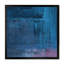 «Blue and Black Frozen Grunge Art», reproduction d'art sur toile encadrée-1961187738-1961187743