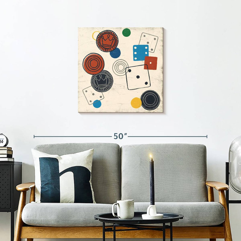 Senne Game Time IV, 24" H x 24" W
