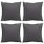 Coussin de canapé 4 pièces Ebern Designs crème 15,7 po x 15,7 po-10451881-10451885