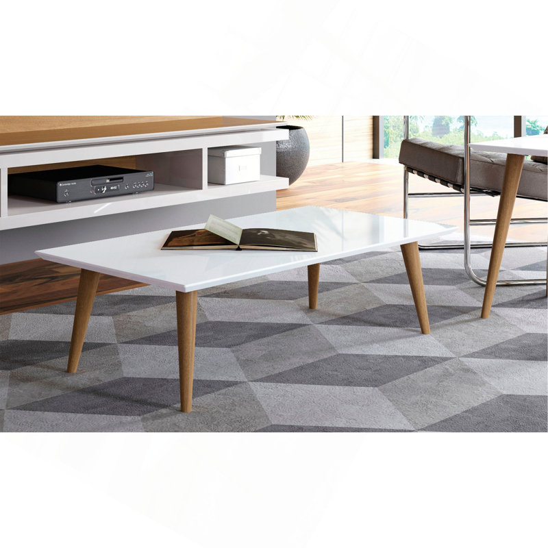 Table basse blanche Utopia, Blanc