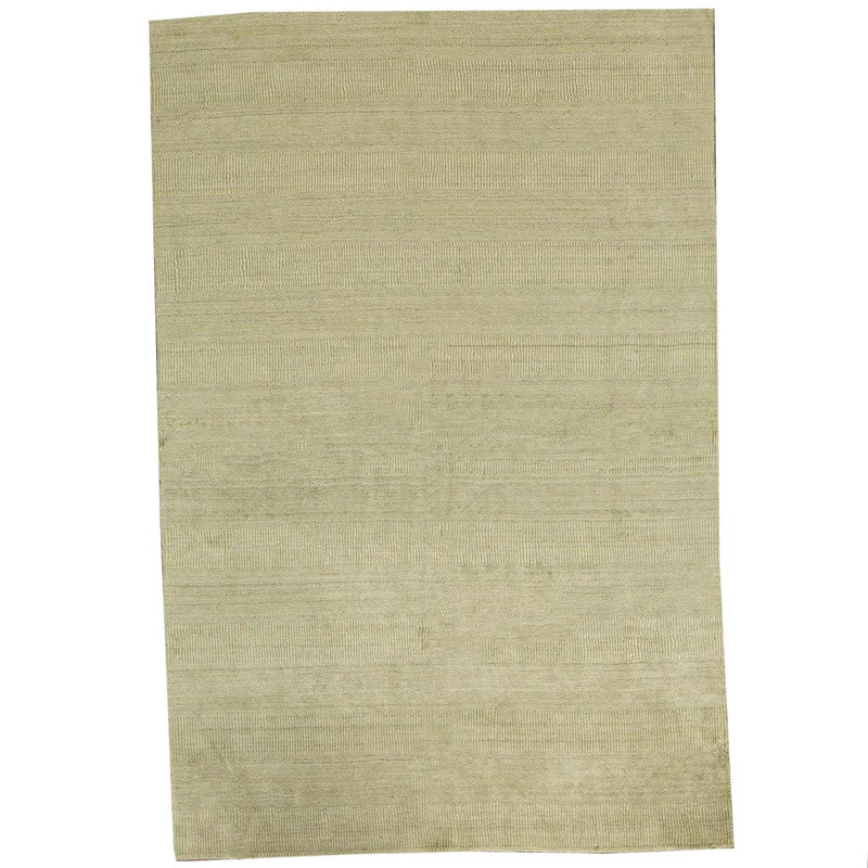 Tapis beige noué à la main