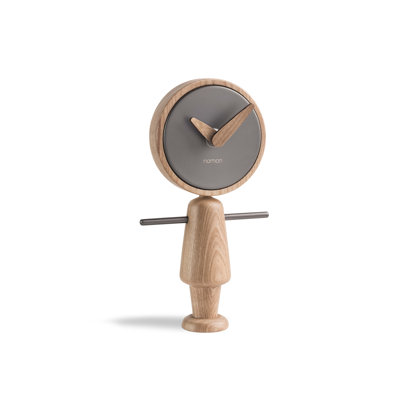 Nena Solid Wood Tabletop Clock