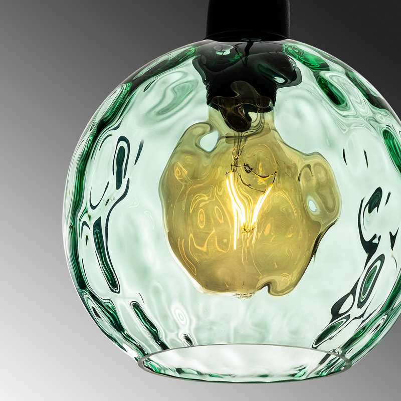 Sheen Chandelier, Green, Black