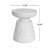 Outdoor Ponti Travertine Side Table