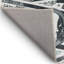  Tapis vert fantaisie empilé argent-69800905