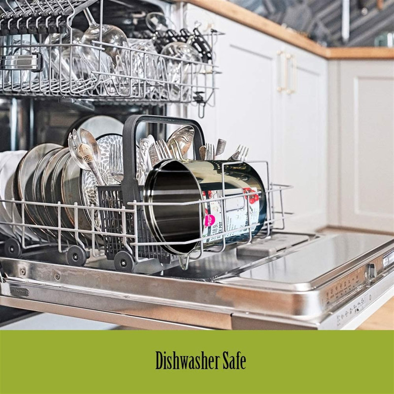 16-Quart Stainless Steel Stock Pot with Glass Lid