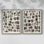 Impression encadrée craie et silex I-Premium - prête à être accrochée - aucun clou requis - aucun clou requis-1070676123-1070676118