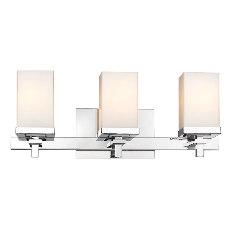 Azamat 3 - Light Dimmable Vanity Light, Chrome, 3 lights