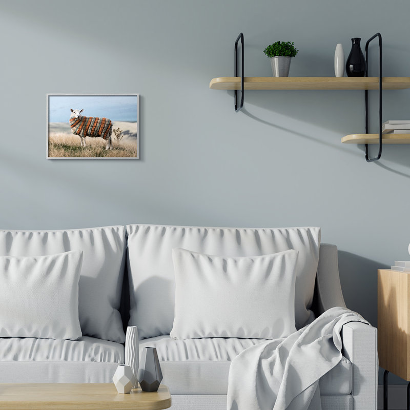 Chandail à motif de moutons, Estampe numérique Farmhouse, H 11 po x l 14 po