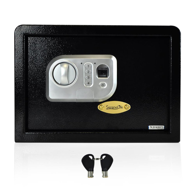 Safe Box Electronic, 9.8" H x 13.8" W x 9.8" D