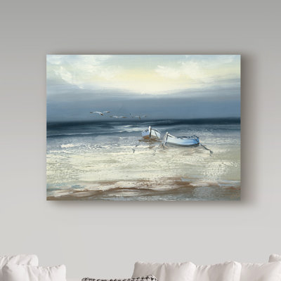 « low marée », reproduction sur toile tendue