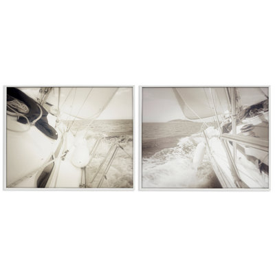  «Sailing Clear Summer Day», ensemble de 2 estampes numériques par Graffi *ee Studios