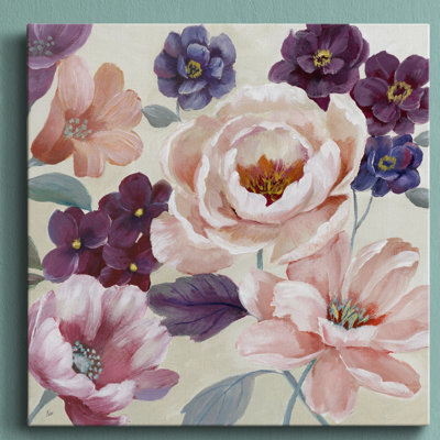 Douce romance - peinture sur toile tendue