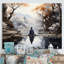 «Gray Buddhism Enlightened Path II», reproduction d'art sur toile-91508971-91508967