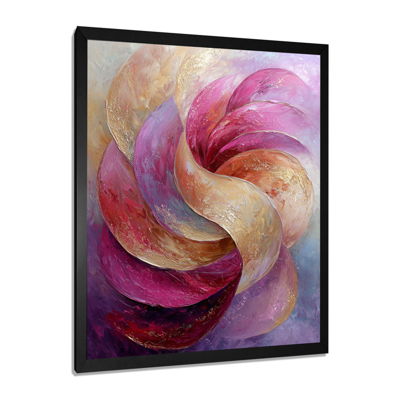 «Abstract Lavender Tranquility Balance IV», reproduction d'art moderne sur toile abstraite, Noir, noir, noir, noir