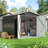 Outdoor Metal Storage Shed with Updated Frame Structure and Lockable Doors-97202368