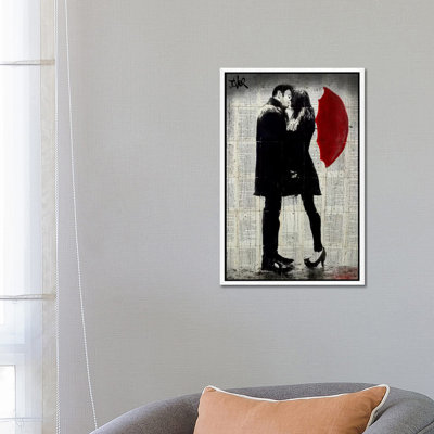 Winter's Kiss by Loui Jover - Print on Canvas