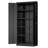 72"H Metal Garage Storage Cabinet, Black Tool Steel Locking Cabinet With Doors And 4 Shelves, Tall Cabinets For Garage Storage Systems Lockable File Cabinet For Home Office, Classroom/Pantry