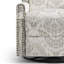 Upholstered Classic Wing Back Manual Handle Swivel Rock Glider Recliner with Naihead Trims-401058798