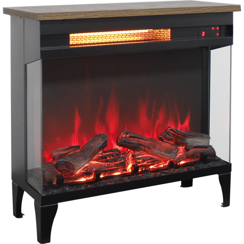 Ebern Designs 23.9 " W Electric Fireplace
