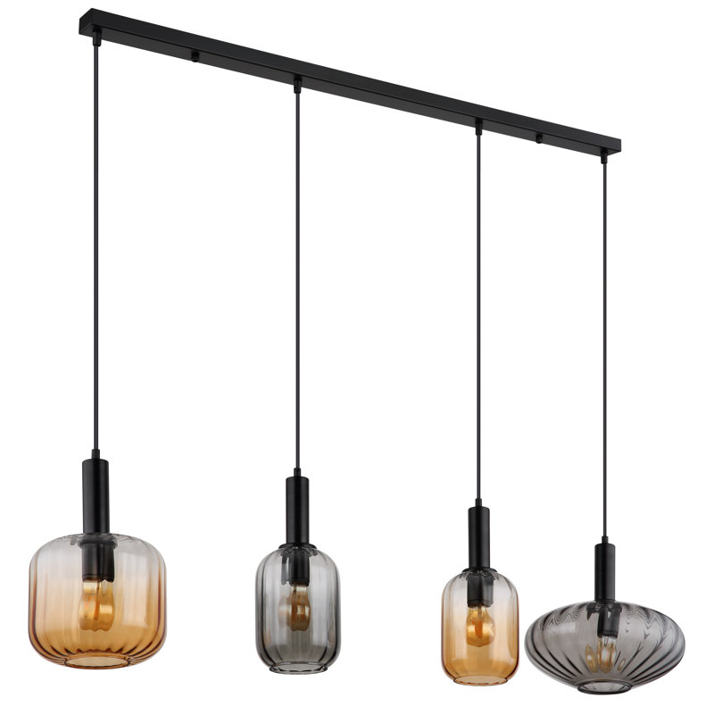 4 - Light Matte Black Pendant