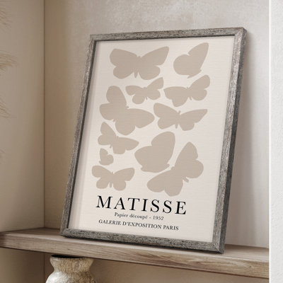 Matisse CCXII, reproduction d'art encadrée - bois massif