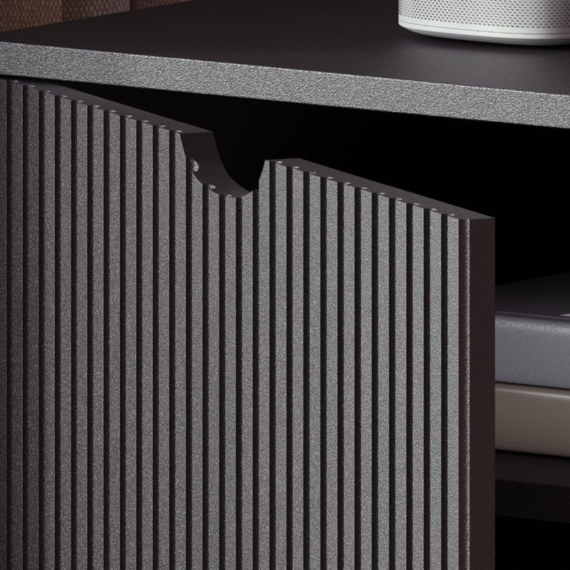 Bookshelf For Small Space Or Corner, Grey