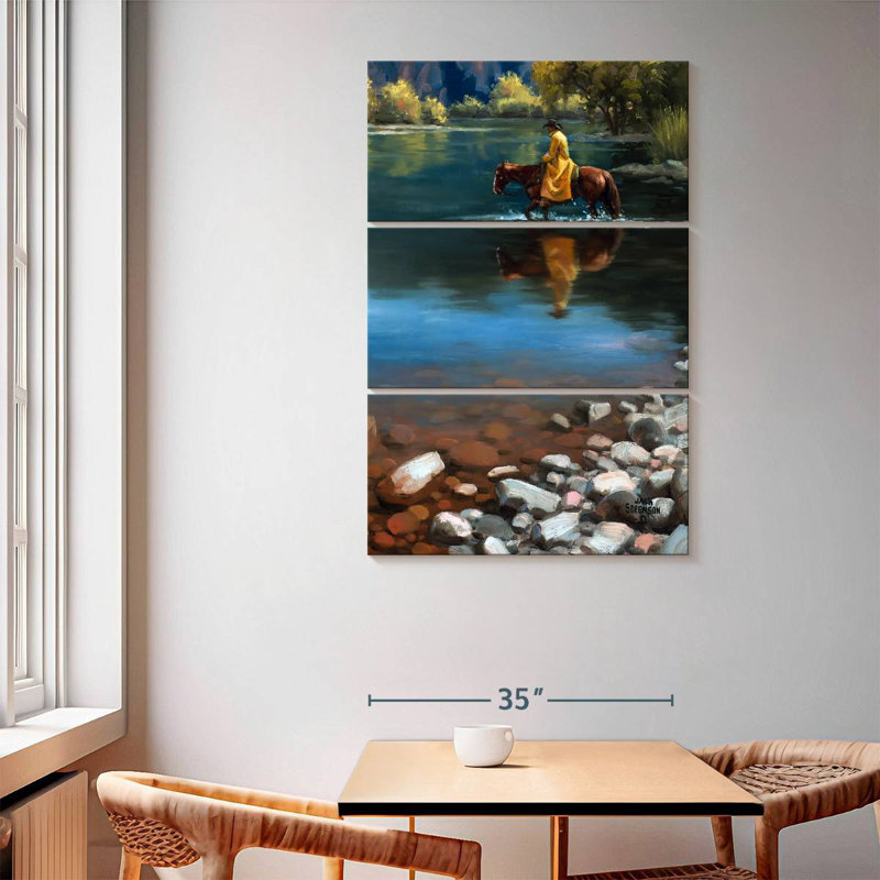 Lelar Shallow Crossing, 65" H x 42" W