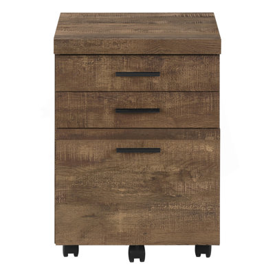 Rolling Mobile File Cabinet, Printer Stand, 3 Drawers Office Cabinet