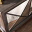 Armoire média moderne en miroir, brun, meuble télé 50 - 59 po, meuble de rangement pour les médias, ajusté, spacieux,