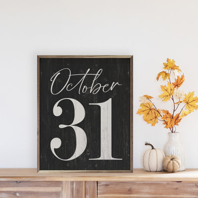 " October 31st "