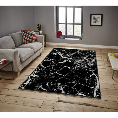 Luxurious Area Rug, 100% Polyester, 5.9 x 9.2 Feet | 740 g/m² Weight, Non-Slip Felt Dot Underside, Easy Clean Velvet Fabric, 0.08 in Pile Height | Machine Washable, Perfect for Living Room & Bedroom Décor