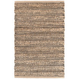 Simba Black Handwoven Jute Rug