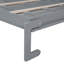 Grand lit escamotable mural avec tablettes supérieures et USB, gris-2009231401