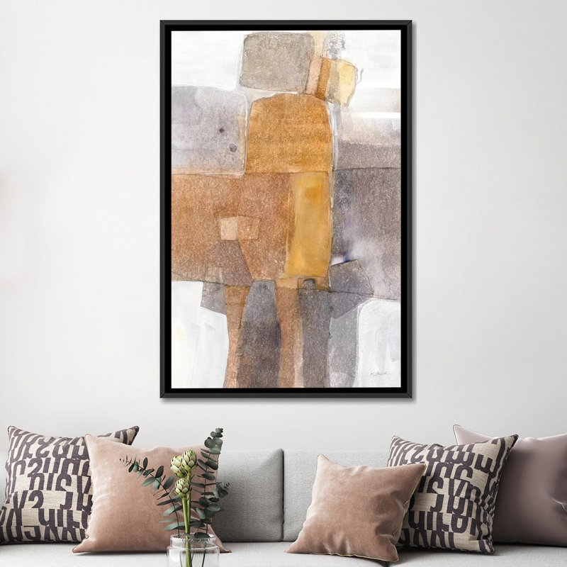 « 8 pièces box », reproduction d’impression sur toile, H 26 po x l 18 po x P 1,5 po, Toile avec cadre noir, Pas de tapis