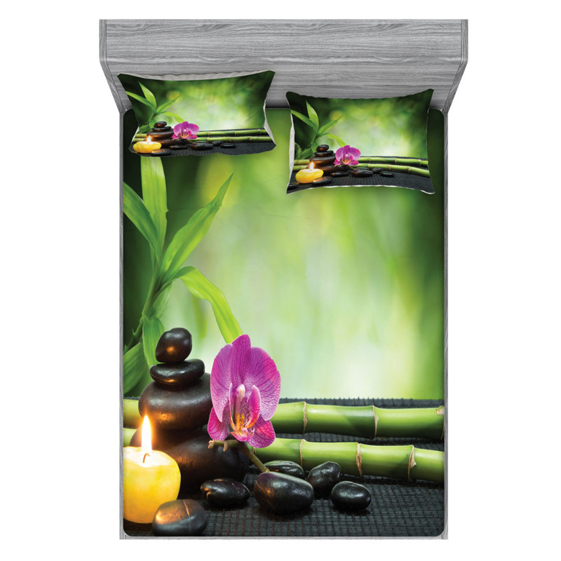 Microfiber Sheet Set, Queen Sheet Set with Fitted Sheet