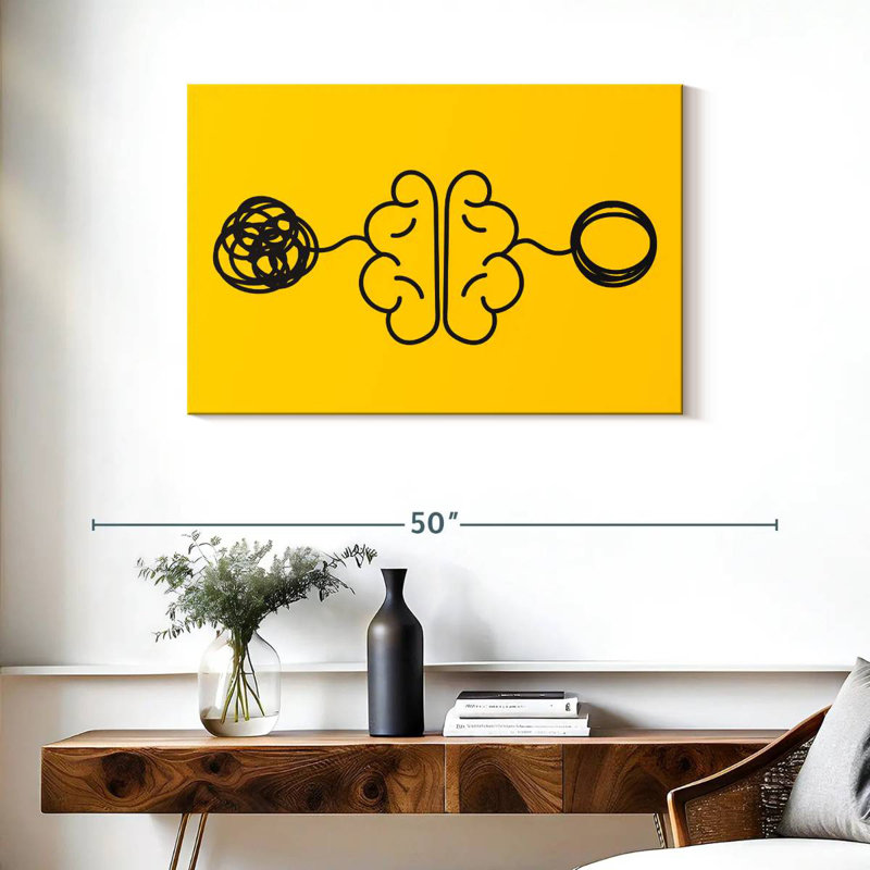 Alcaraz Untangle Your Thoughts, 24" H x 36" W